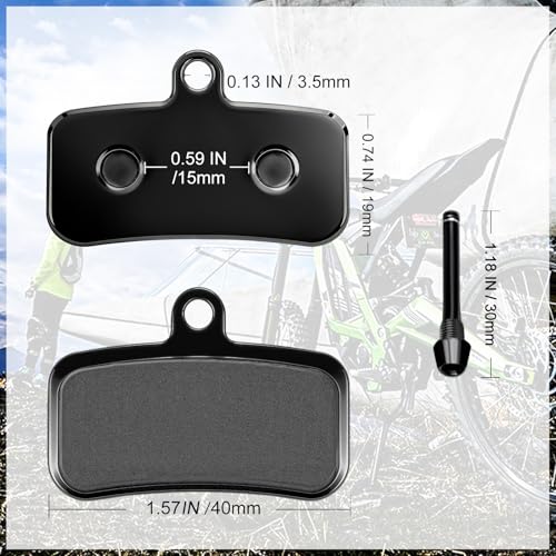 Brake Pads Front and Rear Compatible with Surron Light Bee X/S Talaria Sting R MX3 MX4, 6 Pcs Sintered Disc Upgraded Replacement Brake Pads for Electric Dirt Bike Sur-Ron - size: 6 pcs