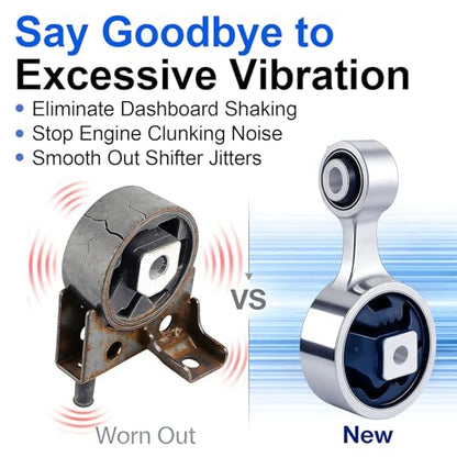 3PCS Engine Motor Mount Set for Acura 2007-2013 MDX, 2010-2013 ZDX V6-3.7L - size: Acura MDX 2007-2013 3.7L