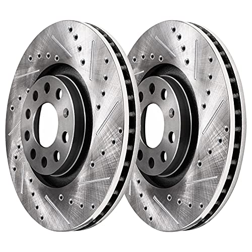 Detroit Axle - Brake Rotors for Audi A3 Quattro Volkswagen GTI Jetta Passat - size: 4R1201534V1/kit