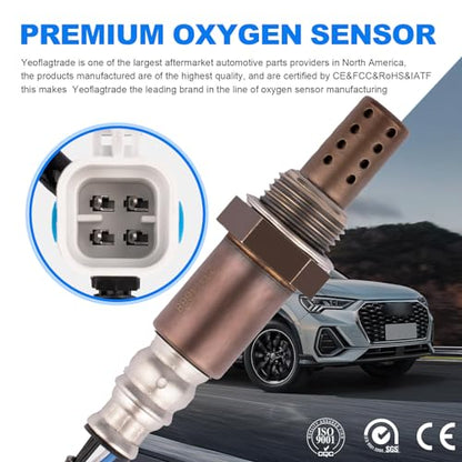 O2 Oxygen Sensor 4Pcs Compatible with Cadillac Escalade, Chevrolet Avalanche 1500 Silverado 1500 Suburban 1500, GMC Sierra 1500 Yukon XL 1500 Replaces# 234-4668, 15284, 21546