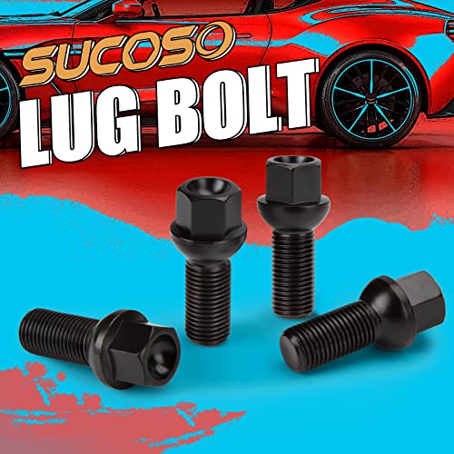 M14x1.5 OEM Lug Bolts, 20PCS 28mm Shank Length Ball Seat Wheel Lug Bolts - size: Ball Seat