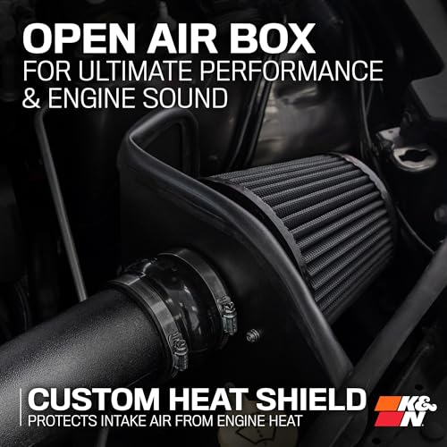K&N Cold Air Intake System: Dry-Flow Air Filter, Increase Performance & Towing: Compatible with 2011-2025 Dodge/Jeep Durango, Grand Cherokee, 30-1563 - style: Dry Flow Filter
