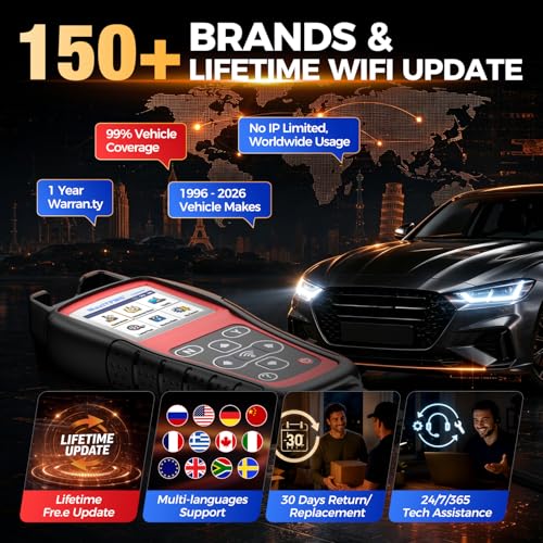 Autel MaxiTPMS TS508WF KIT, TPMS Programming Relearn Tool, Lifetime Update