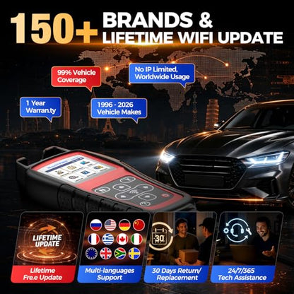 Autel MaxiTPMS TS508WF KIT, TPMS Programming Relearn Tool, Lifetime Update