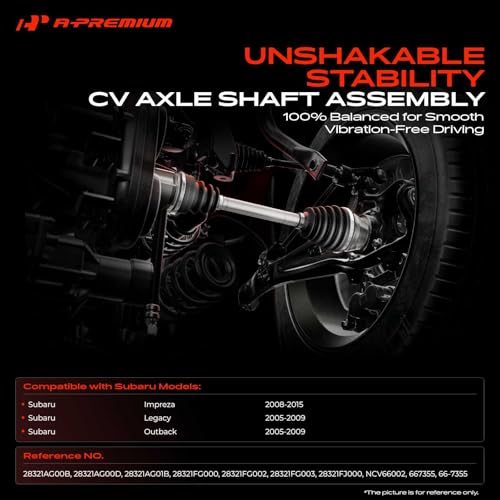 A-Premium Front Driver or Passenger Side CV Axle Shaft Assembly - style: Front Driver or Passenger Side