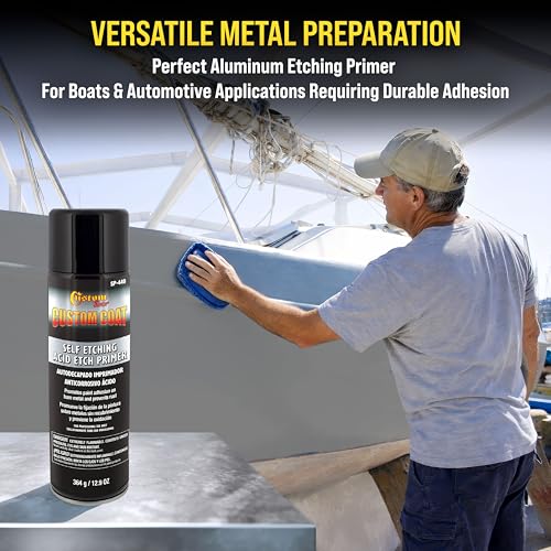 Custom Shop Self Etching Primer Spray, 12.9oz Gray, Acid Etch Primer