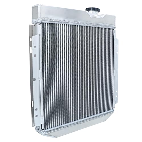 1965 66 1966 Mustang Radiator For 60-66 Ford Falcon Mustang Mercury Comet - size: 3 Row Radiator w/CNC Cap