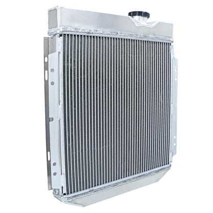 1965 66 1966 Mustang Radiator For 60-66 Ford Falcon Mustang Mercury Comet - size: 3 Row Radiator w/CNC Cap