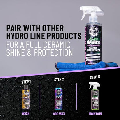 Chemical Guys, HydroSpeed Ceramic Quick Detailer Spray, Slick Gloss, 16 oz