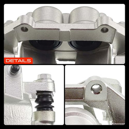 A-Premium Front Right Passenger Disc Brake Caliper with Bracket - style: Front Passenger Side