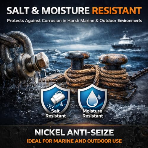 Realth Nickel Anti-Seize Lubricant 1oz 2 Pack High Temp Anti Seize Grease - color: Nickel, size: 60g