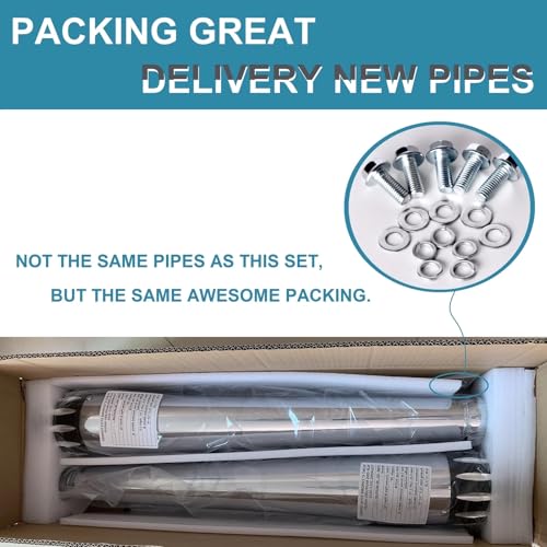 SHARKROAD 4.4" Slip Ons Mufflers Megaphone Style - style: HDMF-MP9506CC, Chrome