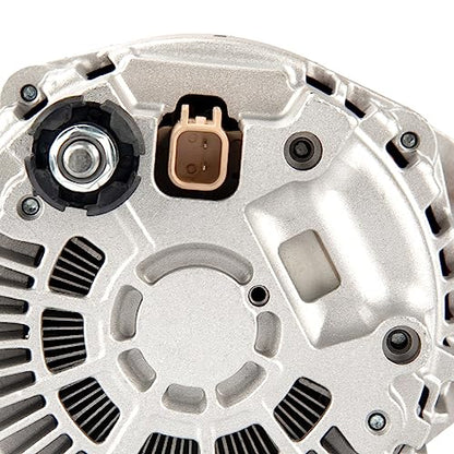 KAC Alternator For Patriot 07-17 Compass 07-17, Avenger 08-13 2.4L Sebring 07-10 2.4L, Alternator Replace 11231 04801323AB 4801323AB 4801323AC 11231N 4801323AD 12V 115Amp CW 6-Groove Pulley - size: 11231N-R