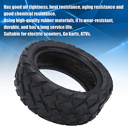 Electric Scooter Tire, Durable Tubeless Rubber Off Road ATV Tire 80/60-6 Size for Outdoor Enthusiasts, Kart Racers, and All Terrain Adventures