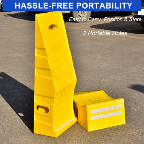 OrangeStar 2-Pack Car Ramps for Oil Changes and Maintenance