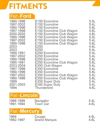 Fuel Injectors for:-Ford Bronco 1990-1996 F150 F250 F350