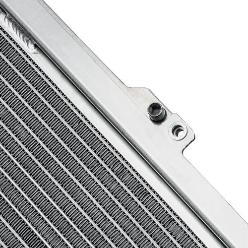 ALLOYWORKS Aluminum Radiator For 1996-2002 Toyota 4Runner 2.7L L4 3.4L V6 Engine Radiators, OEM CU1998, Q1998, RAD1998, 3 Row Core Racing Downflow Radiator with Transmission Oil Cooler
