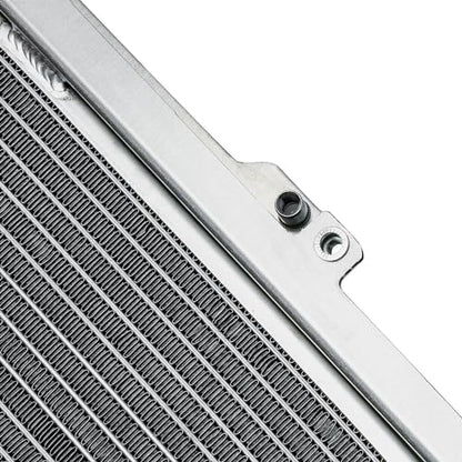 ALLOYWORKS Aluminum Radiator For 1996-2002 Toyota 4Runner 2.7L L4 3.4L V6 Engine Radiators, OEM CU1998, Q1998, RAD1998, 3 Row Core Racing Downflow Radiator with Transmission Oil Cooler