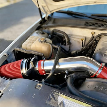 PHILTOP Cold Air Intake Kit for 2000-2006 Chevrolet Tahoe 4.8/5.3L - color: Red, size: 2004-2006 Chevrolet Silverado 1500