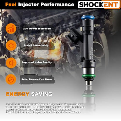 0280158227 Upgraded 5.0L/5.2L Fuel Injectors Set Of 8