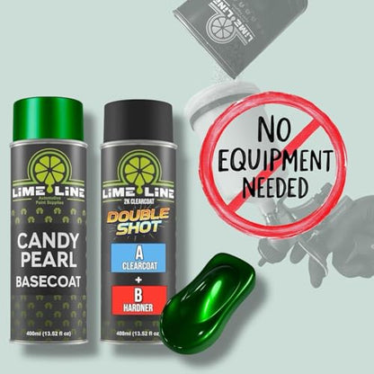 LiME LiNE Candy Pearl Basecoat Aerosol Spray Paint - Automotive Custom Car Paint for Pro Results - No Spray Gun Needed (Butterscotch Gold) - color: Butterscotch Gold