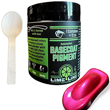 LiME LiNE Base Coat Maker Pigment Powder, Automotive Grade, Basecoat (Metallic Pink Pearl) - color: Metallic Pink Pearl