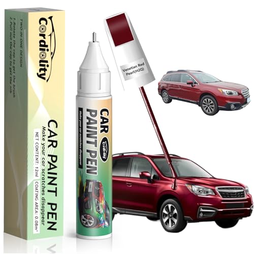 Car Touch Up Paint Venetian Red Pearl(H2Q) for Subaru - color: Venetian Red Pearl(H2Q) compatible with Crosstrek/Compatible withester-models/Impreza/Legacy-models/Outback/Tribeca/XV-Crosstrek, style: Subaru