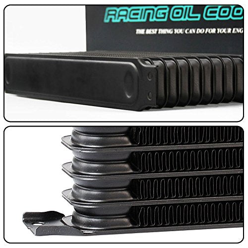 GRAND ORANGE 7 Row AN10 Engine Oil Cooler Kit Compatible with 2006-2012 BMW Mini Cooper S Turbo R56 - size: 7 Row 10 AN | Fit 2006-2012 BMW Mini