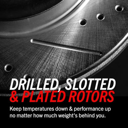 PowerStop Truck & Tow Brake Pad Rotor Caliper Kit Front KC2069-36 - style: Rotors + Pads + Calipers
