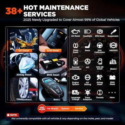 OTOFIX D1 Lite Bidirectional OBD2 Scanner, 38+Reset, All System, FCA SGW