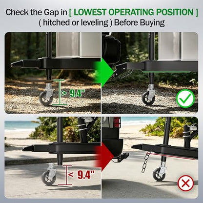 1500lbs 6" Trailer Jack Swivel Caster Replacement with Spoked Wheel - color: Silver