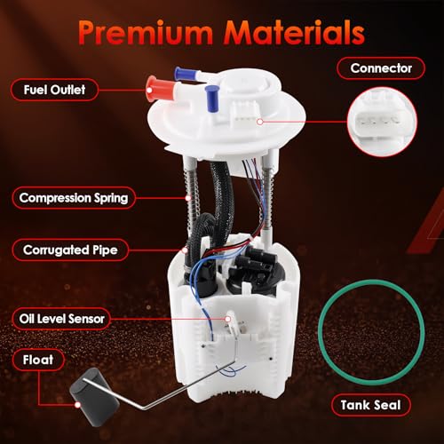 E7280M Eletric Fuel Pump Assembly Compatible with Dodge Jeep Chrysler - color: E7280M