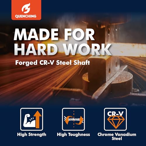 QUENCHING Torque Wrench 1/2 Inch Drive, Split Beam Design with ±4% Accuracy, Dual Scale ft-lb & Nm, 15° Flex Head, CR-V Steel, Pre-Calibrated, with Storage Case - size: 1/2"DR. 40-250 FT-LB