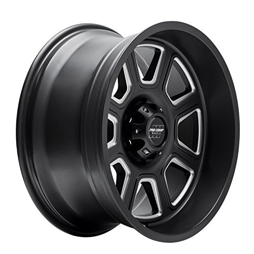 PRO COMP Alloys 5164-213647 Black Wheel with Alloy Steel (20 x 10. inches /6 x 135 mm, -18 mm Offset)