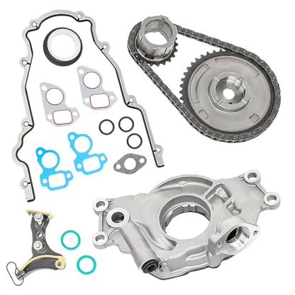LS Oil Pump Timing Chain Kit with Gasketes 5.3 High Volume for Chevy GMC - size: 10295