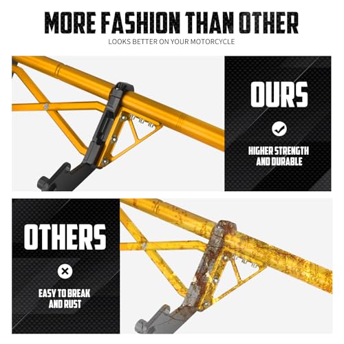 Engine Guard Crash Bar for Harley Softail 18-25 Yellow - color: Yellow