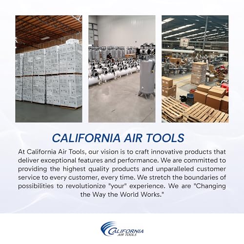 California Air Tools 2010A 1.0 HP Ultra Quiet and Oil-Free Air Compressor, 2 Gallon Aluminum Tank, 60 dBA Noise Level, Silver - style: Aluminum Tank