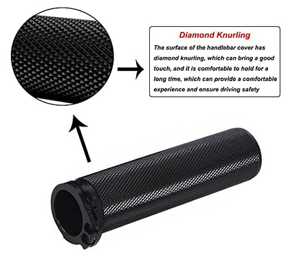 Motorcycle 1" Handlebar Grip Handgrips Fit for Harley Touring Sporster Dyna Softail V-Rod 1 Pair