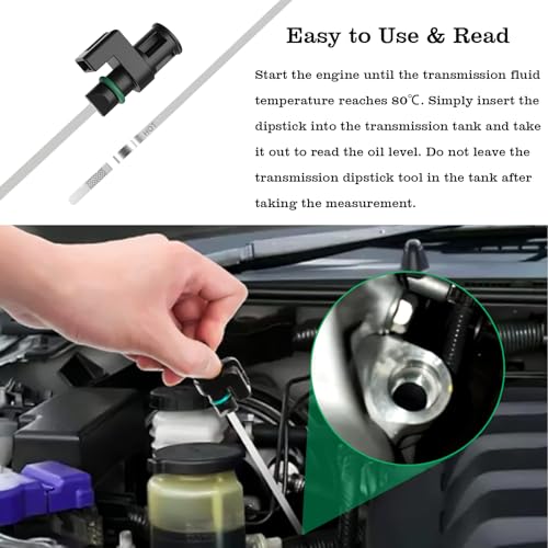 31086-JA00A CVT Fluid Oil Transmission Dipstick, Compatible with Nissan Altima 2007-2020 Rogue 2013-2022 Maxima Murano 2006-2022 Fluid ATF Level Indicator Dip Gauge Replace 31086-JA000 - size: 31086-JA00A