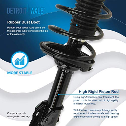 Detroit Axle - 4pc Front End Suspension Kit for Toyota Echo 2000-2005 - size: 4CQ1201139/Big Kit