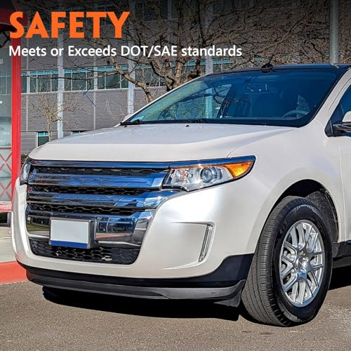 FIONE Halogen Headlight Assembly for Ford Edge 2011 2012 2013 2014 LH - color: Left/Driver