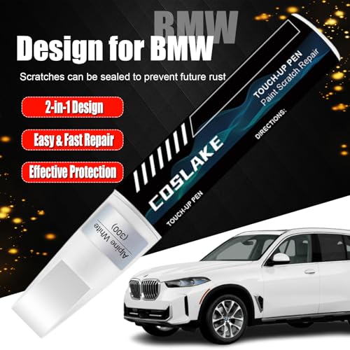 Car Touch Up Paint(Arctic Race Blue Metallic(C4F)) for BMW - color: Arctic Race Blue Metallic(C4F) for 3/4/X3