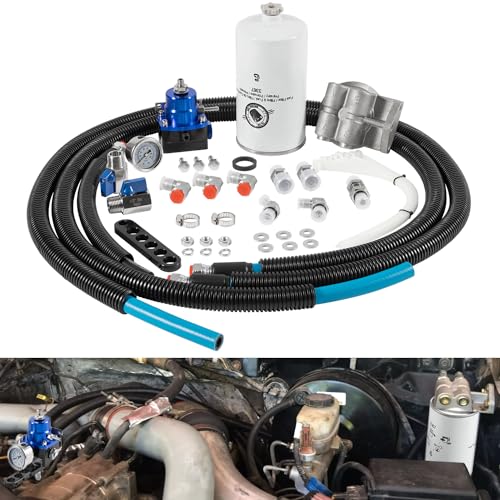 포드 7.3L Powerstroke 연료 필터 볼 조절 리턴 키트 OBS 1994-1997 포드 F250 F350 E350 교체 # 33405, 3405와 호환