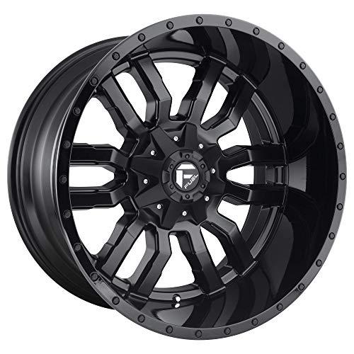 Fuel D596 Sledge 17x9 6x135/6x139.7 (6x5.5") +2mm Matte/Gloss Black Wheel Rim
