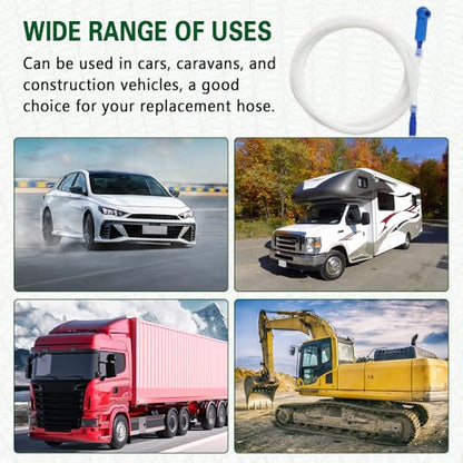 4.92 Ft Brake Fluid Bleeder Hose, Brake Bleeder Kit, One Way Check Valve Tube Bleeding Tool Kit, Oil Fluid Extractor Connection Hose for Car Braking System Repair Tool (4.92 Ft) - color: 4.92 Ft