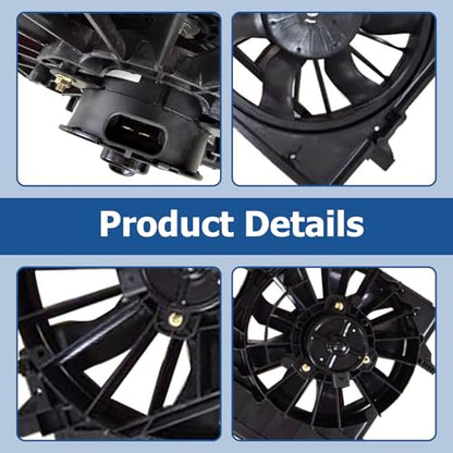WFLNHB Radiator Cooling Fan Replacement for Pontiac G6 2005-2010 620610