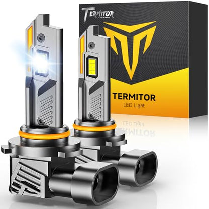 Termitor 9012/HIR2 Light Bulbs, 130,000LM 15X Ultra-Bright, Pack of 2 - size: 9012/HIR2