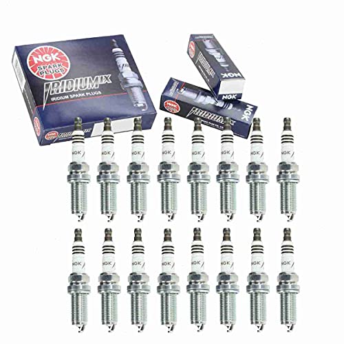 16 pc NGK Iridium IX Spark Plugs compatible with Ram 1500 5.7L V8 2011-2024