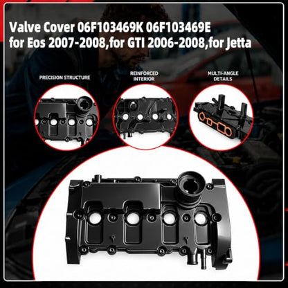 Valve Cover 06F103469K 06F103469E for Eos 2007-2008,GTI 2006-2008,for Jetta - size: 06F103469K
