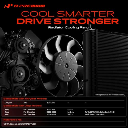 A-Premium Engine Radiator Cooling Fan Assembly